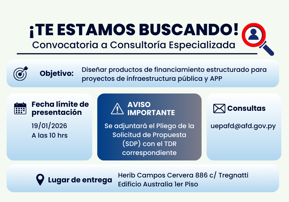 Convocatoria a “Consultoría para...