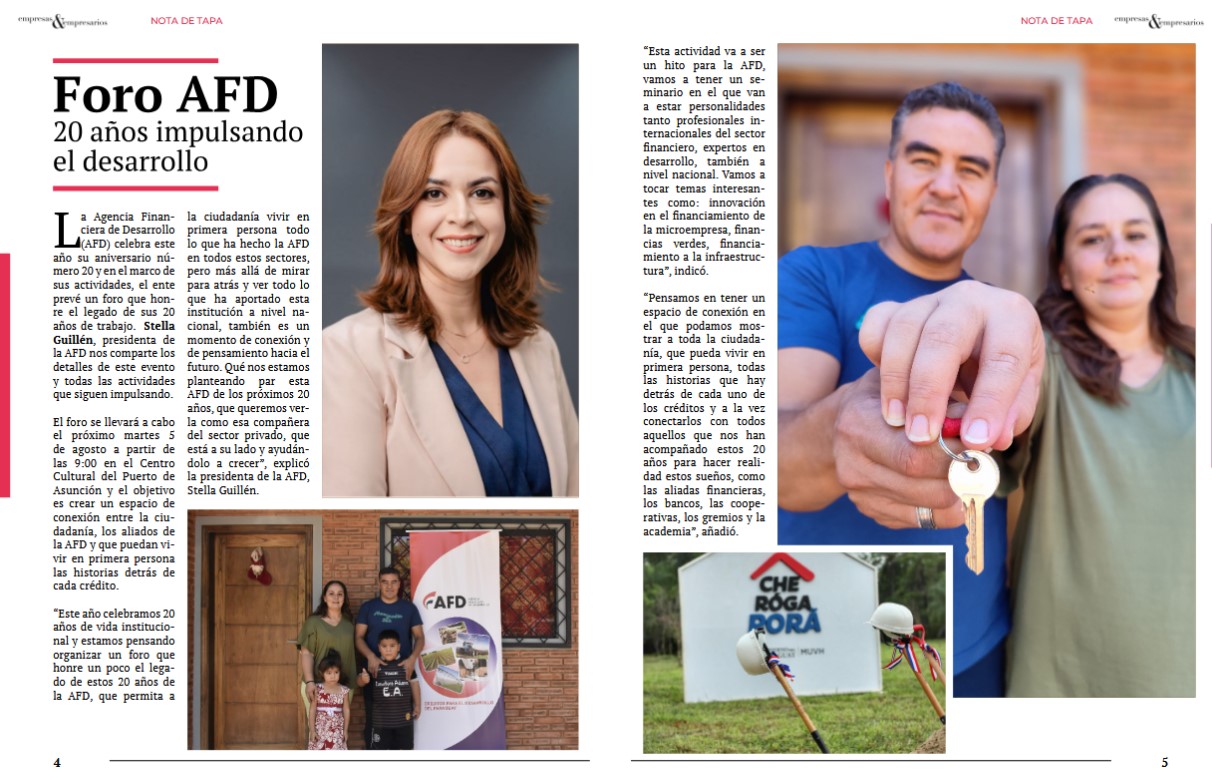 AFD celebra sus 20 años con un foro...