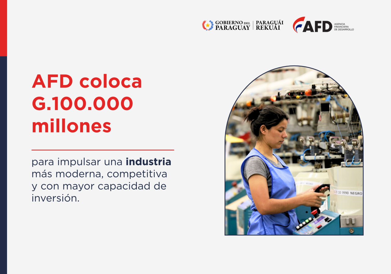 AFD coloca bonos por G. 100.000...