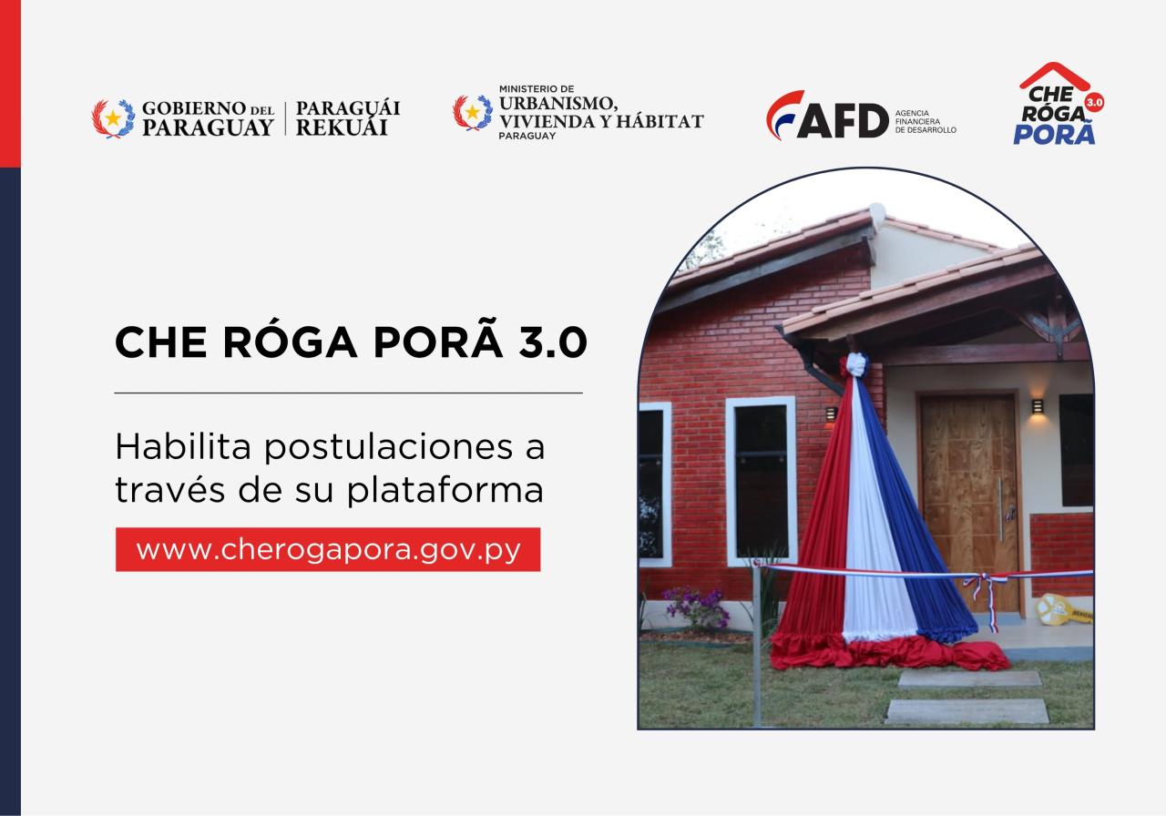 Che Róga Porã 3.0 ya habilita...